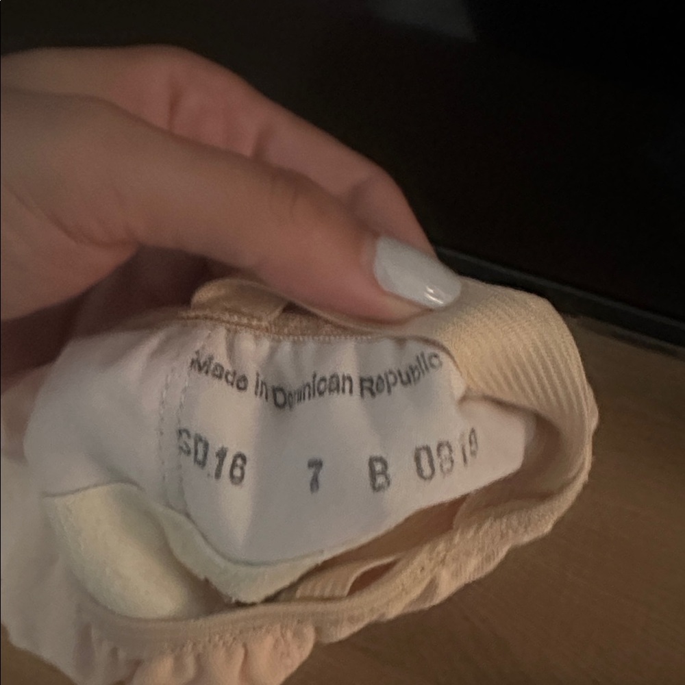 STRETCH CANVAS SPLIT SOLE BALLET SHOE - Picture 2 of 2